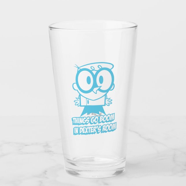 Copo De Pint As coisas vão explodir no quarto do Dexter (Frente)