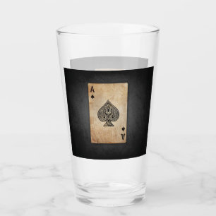 Copo De Pint Ás de espadas travesseiro decorativo