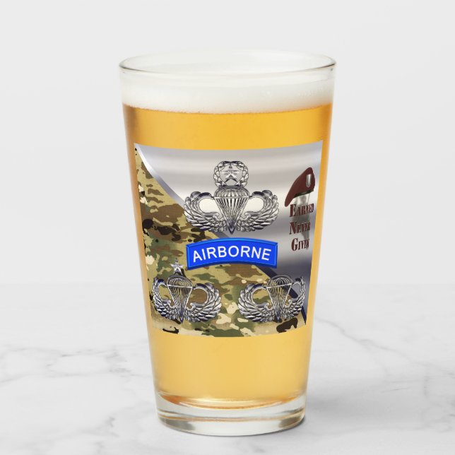 Copo De Pint Asas a bordo - Ganhadas Nunca Dadas (Frente (Preenchido))