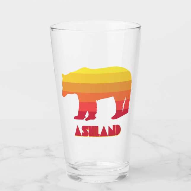 Copo De Pint Ashland Oregon Rainbow Bear (Frente)