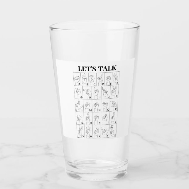 COPO DE PINT ASSINAR CONVERSA DE VAMOS DE IDIOMA (Frente)