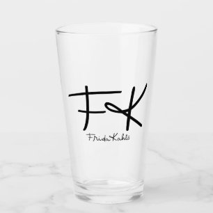 Copo De Pint Assinatura Monograma "FK" de Frida Kahlo
