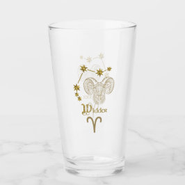 Copo De Pint Astrologisches Sternzeichen Widder - Gold
