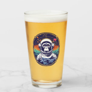 Copo De Pint Astronauta do Macaco Espacial