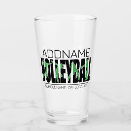 Copo De Pint Atleta Superior da Escola de NOME do Jogador da Eq