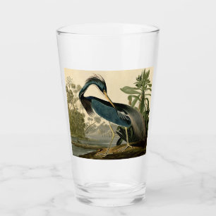 Copo De Pint Audubon Garça da Louisiana Pássaros América Arte