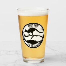 Copo De Pint Aussie Explorer em grunge