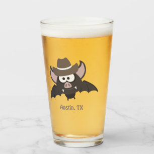 Copo De Pint Austin Texas Cute Cartoon Cowboy Bat