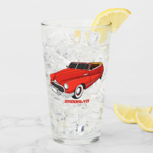 Copo De Pint Automóvel clássico vermelho 1948