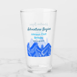 Copo De Pint Aventura Azul Aqua inicia montanha primeiro aniver