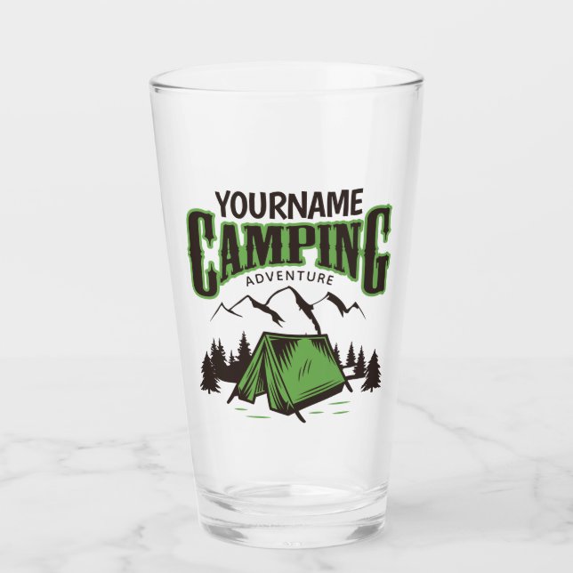 Copo De Pint Aventura de Viagem de Camp Familiar de Campos Pers (Frente)