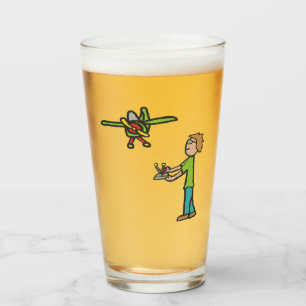 Copo De Pint Avião modelo RC voando