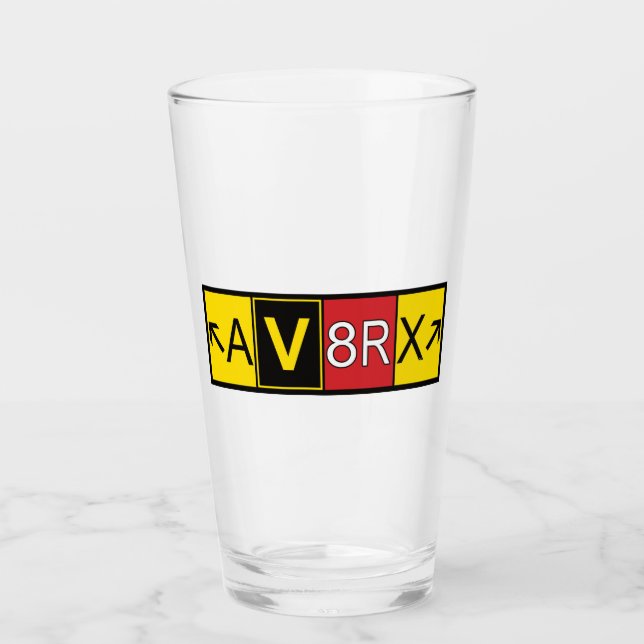 Copo De Pint Aviatrix - AV8RX (Frente)