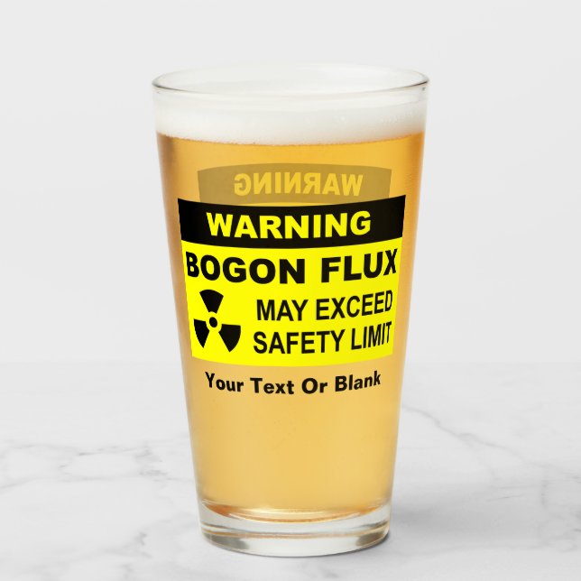 Copo De Pint Aviso: Bogon Flux (Frente (Preenchido))