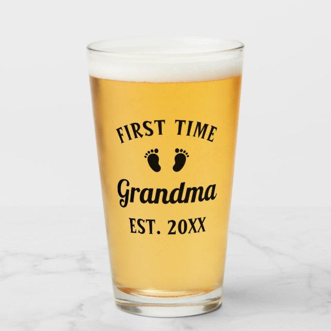 Copo De Pint Avó Abuela Nonna Grammy Primeira Vovó (Frente (Preenchido))