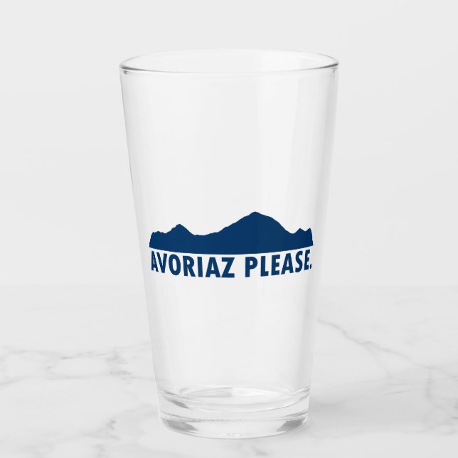 Copo De Pint Avoriaz France Por Favor (Frente)