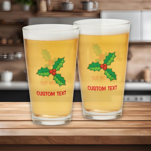 Copo De Pint Azevinho de Natal (Criador carregado)