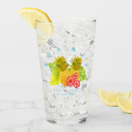 Copo De Pint Azul-chic abacaxi