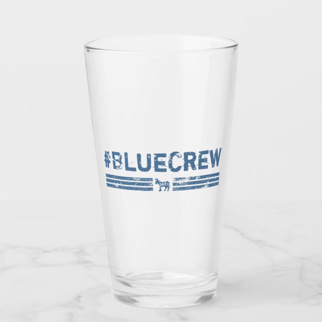 Copo De Pint Azul Crew Democrat (Frente)