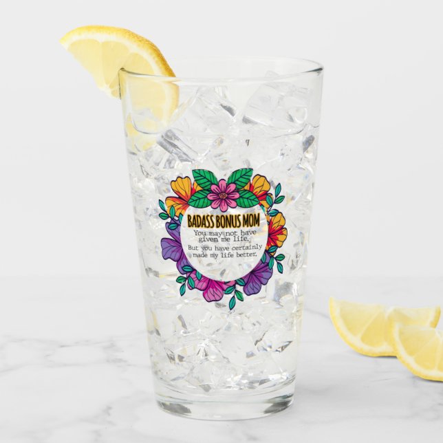 Copo De Pint Badass Bonus Mãe (Gelo frontal)