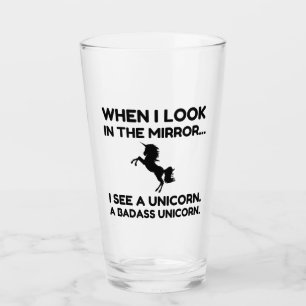 COPO DE PINT BADASS UNICORN