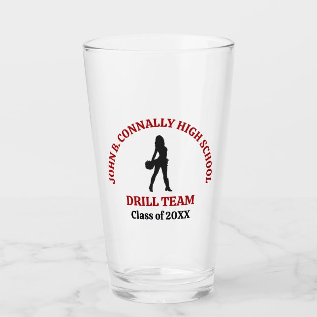 Copo De Pint Bailarina Personalizada da Equipe de Treinamento d (Frente)
