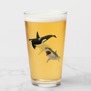 Copo De Pint Baleia assassina de tubarões brancos
