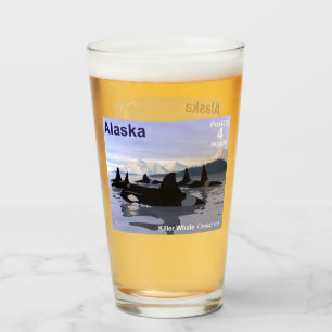 Copo De Pint Baleias Assassinas - Pocena do Alasca