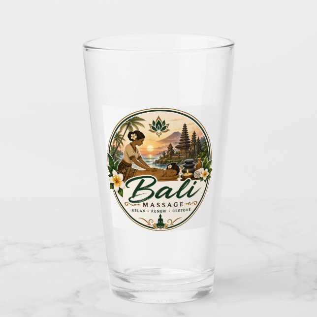 Copo De Pint Bali, Indonésia massagem (Frente)