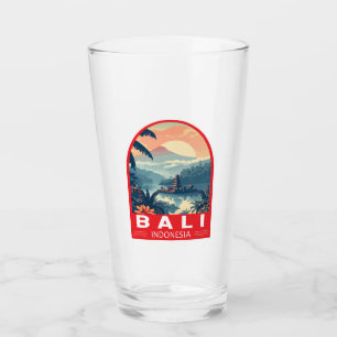 Copo De Pint Bali Indonesia Viagem Art Vintage