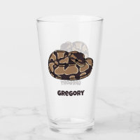 Ball Python Cobra, Brown e Tan Personalizados