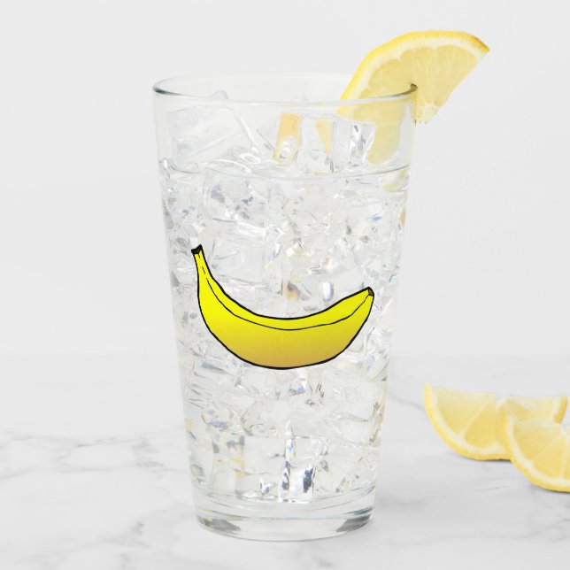 Copo De Pint Banana Amarela (Gelo traseiro)