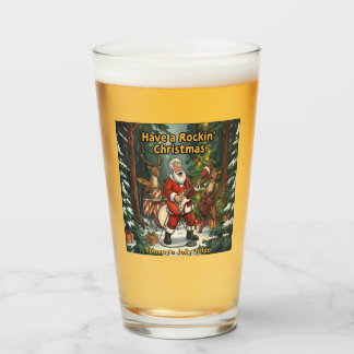 Copo De Pint Banda de Rena de Natal Rockin 'Christmas