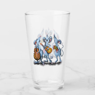 Copo De Pint Banda Romântica Engraçada - Desenho Animal de Ca