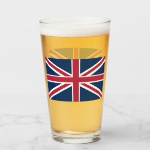 Copo De Pint bandeira britânica