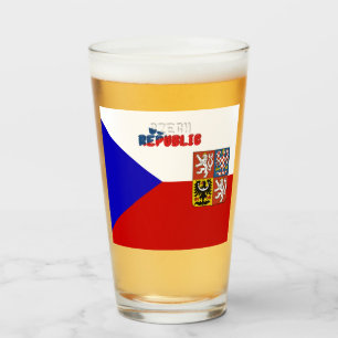 Copo De Pint Bandeira-casaco de armas checa