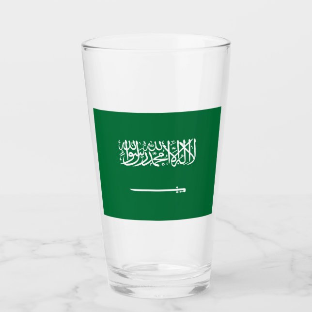 Copo De Pint Bandeira da Arábia Saudita (Frente)