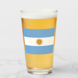 Copo De Pint Bandeira da Argentina