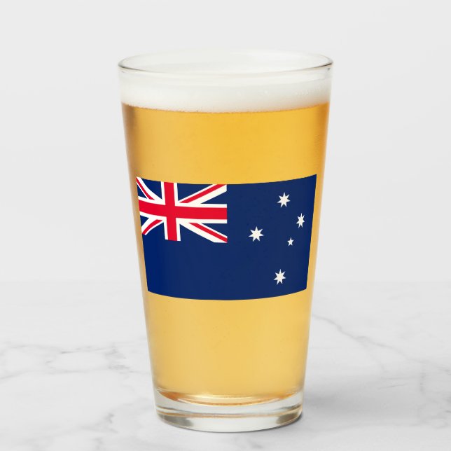 Copo De Pint Bandeira da Austrália (Frente (Preenchido))