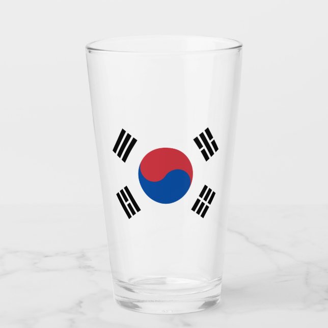 Copo De Pint Bandeira da Coreia do Sul (ROK) (Frente)