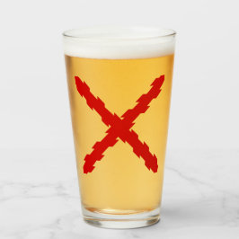 Copo De Pint Bandeira da Cruz de Borgonha
