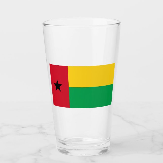 Copo De Pint Bandeira da Guiné-Bissau (Frente)