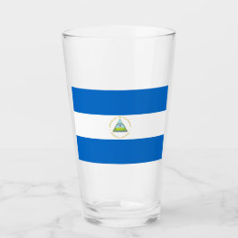 Copo De Pint Bandeira da Nicarágua