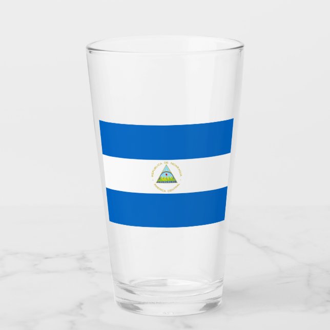 Copo De Pint Bandeira da Nicarágua (Frente)