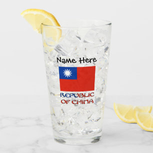 Copo De Pint Bandeira da República da China Taiwan Personalizad