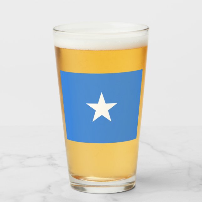 Copo De Pint Bandeira da Somália (Frente (Preenchido))