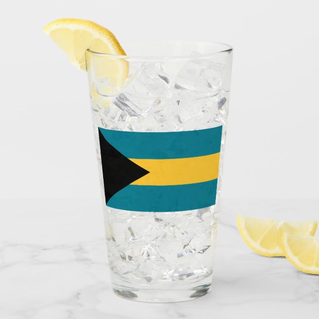Copo De Pint Bandeira das Baamas (Gelo frontal)