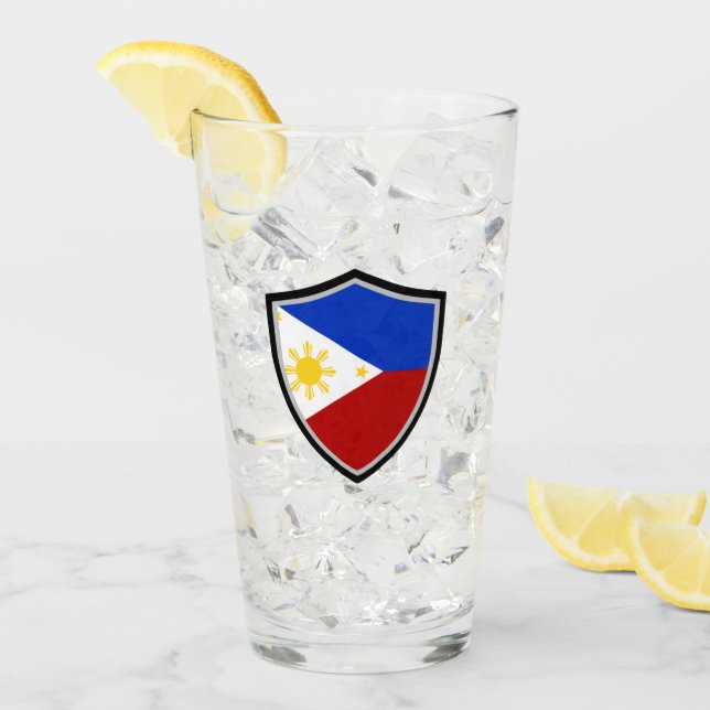 Copo De Pint Bandeira das Filipinas (Gelo frontal)