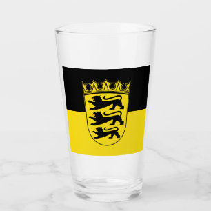 Copo De Pint Bandeira de Baden-Württemberg Vidro