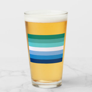 Copo De Pint Bandeira de Homens Gays (Símbolo LGBT) (Orgulho Ga